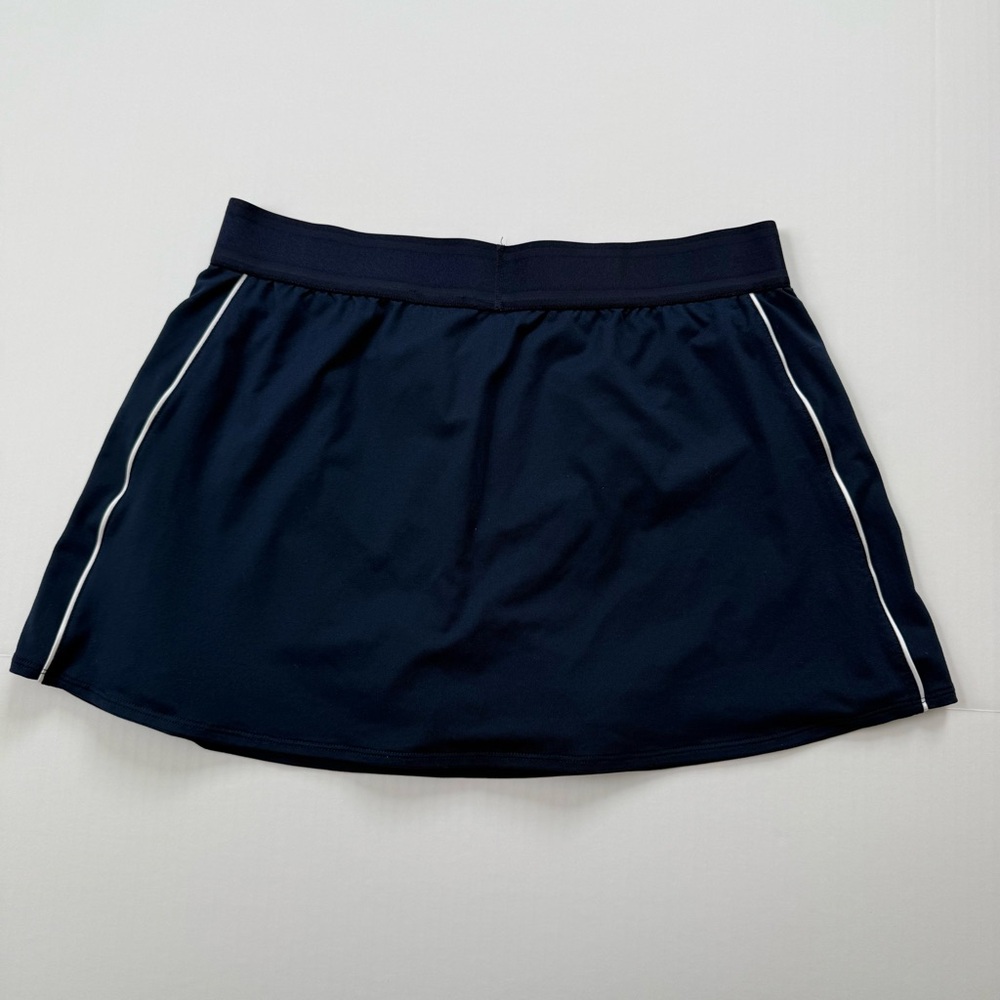 Nike Dri-FIT Athletic Skort Navy Blue Built In Shorts Tennis Golf Size L - Picture 3 of 4